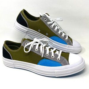 Converse Chuck 70 OX Dark Moss Green Blue Gray Low Top Camo Women's Size 168700C